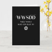WWSDD引用文デザインとPentagram Sunシンボル カード (黄色い花)