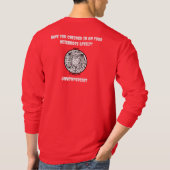 WWTNPODCAST クリスマスTシャツ Tシャツ (裏面)