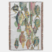 WWWの魚の敷物 スローブランケット (正面縦)