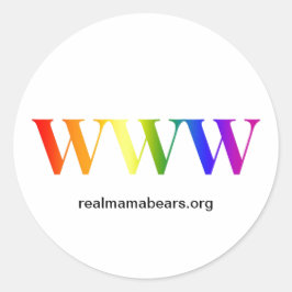 WWWステッカー ラウンドシール