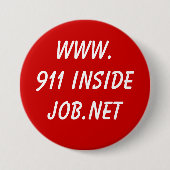 www.911 InsideJob.net 缶バッジ (正面)