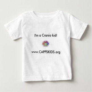 www.CAPPSKIDS.org、私はCranioの子供です! ベビーTシャツ