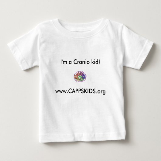 www.CAPPSKIDS.org、私はCranioの子供です! ベビーTシャツ (正面)