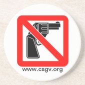 、www.csgv.org csgvロゴ大きい コースター (正面)