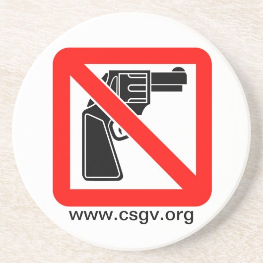 、www.csgv.org csgvロゴ大きい コースター (正面)