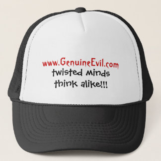 www.GenuineEvil.comは、歪んだ心!同様に考えます!! キャップ