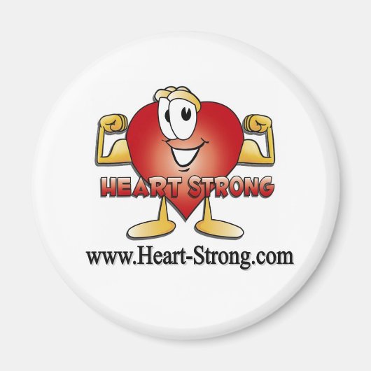 www.Heart-Strong.com マグネット (正面)
