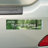 www.HumboldtDave.com バンパーステッカー (車上)