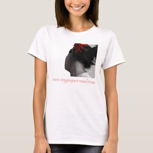 www.mypapersoul.comのロゴのティー tシャツ (正面)