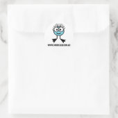 www.swimclub.com.au - BlueCharacterスタンプ ラウンドシール (バッグ)