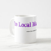 www.thelocalmusicscene.orgのローカル音楽場面 コーヒーマグカップ (正面左)