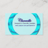www.zazzle.com.au/clareville* 名刺 (裏面)