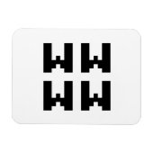 WWWW | LOLインターネ日本のットスラング マグネット (横)