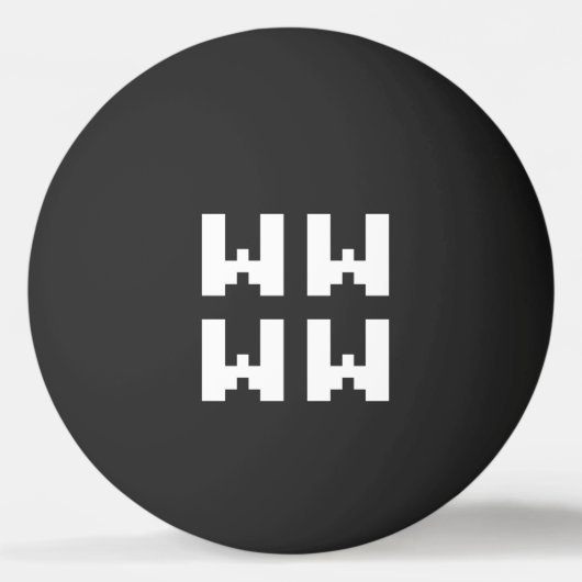 WWWW | LOLインターネ日本のットスラングPing Pong Ball 卓球ボール (正面)