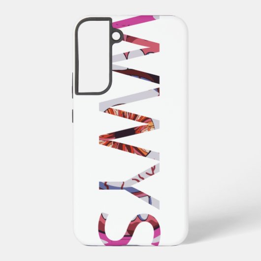 WWYS 縦書き1行テキスト SAMSUNG GALAXYケース (裏面)