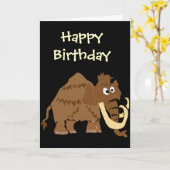 WX-おもしろいなマンモスの原住民の芸術 カード (黄色い花)