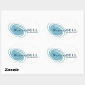 WxBell：ステッカー 楕円形シール (シート)