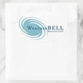 WxBell：ステッカー 楕円形シール (バッグ)