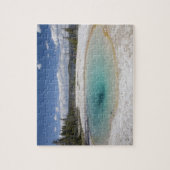 WY、イエローストーン国立公園、ウェストサムゲイザー ジグソーパズル (縦)