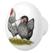 Wyandotte:  銀製の組 セラミックノブ (右)