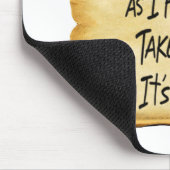 Wyattの印の地図書はマウスパッドをすくめました マウスパッド (コーナー)