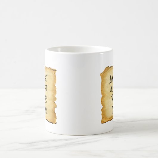 Wyattの印の地図書はマグをすくめました コーヒーマグカップ (中央)