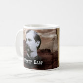 Wyatt Earpの歴史的マグ コーヒーマグカップ (正面左)