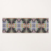 Wyatt The Cat's Down Dog Yoga Mat – 前面のみ ヨガマット (正面(横))