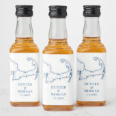 Wychmere Harwich Port MAの結婚ニップ リキュールボトルラベル (ボトル)