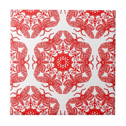 Wycinankaのガパターン タイル (正面)