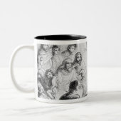 Wycliffeの聖書の秘密の勉強 ツートーンマグカップ (左)