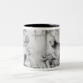 Wycliffeの聖書の秘密の勉強 ツートーンマグカップ (中央)