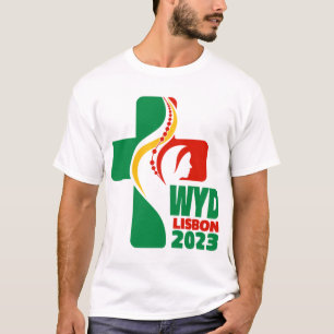 WYD World Youth Day Lisbon 2023公式ロゴ Tシャツ