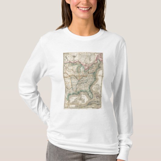 Wyldの米国の軍の地図 Tシャツ (正面)