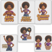 Wyldflow3rのファンクステッカーパック | レトロソウルビベス シール (正面)