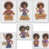 Wyldflow3r’s Funk Sticker Pack | Retro Soul Vibes シール (正面)