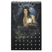Wyldwood Fauns 2024カレンダー異教の カレンダー (1月 2027)