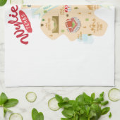 Wylieテキサス州タオル キッチンタオル (折り畳み)