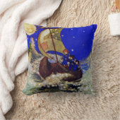 Wynken Blynkenおよび合図の子供 クッション (ブランケット)