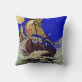 Wynken Blynkenおよび合図の子供 クッション (裏面)