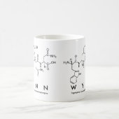 Wynnペプチド名mug コーヒーマグカップ (中央)