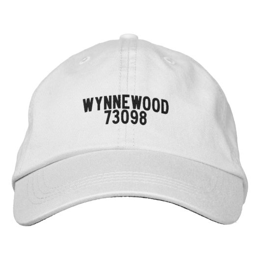 WYNNEWOOD Oklahoma Hat 刺繍入りキャップ (正面)