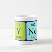 Wynona定期的なテーブル名mug コーヒーマグカップ (中央)