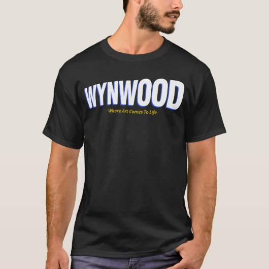 Wynwood Where Art Comeso Life ヴィンテージ Tシャツ (正面)