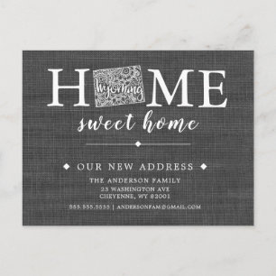 WYOMING州移動案内ポストカード 案内ポストカード