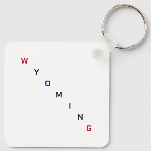 Wyoming キーホルダー (裏面)