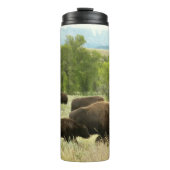 Wyoming Bison Nature Animal Photography タンブラー (正面)