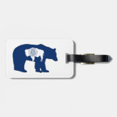 Wyoming Flag Bear ラゲッジタグ (裏面横)