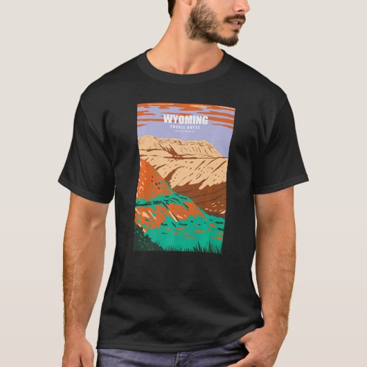 Wyoming Fossil Butte National Monument Adventure C Tシャツ (正面)