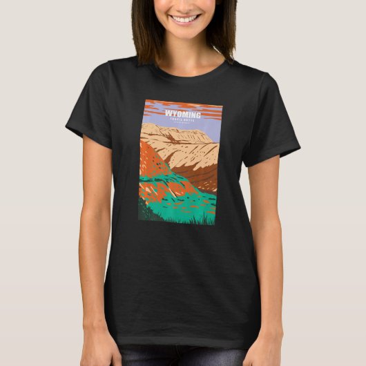 Wyoming Fossil Butte National Monument Adventure C Tシャツ (正面)